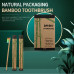 Настоящие бамбуковые зубные щетки.  Набор 10 шт
